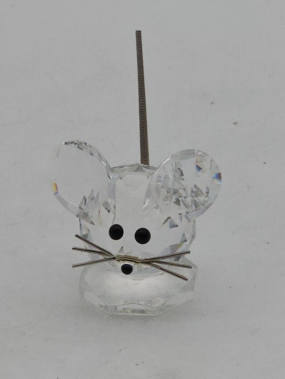 Swarovski 125 Year Anniversary Mouse Figurine Limited Edition Clear Crystal